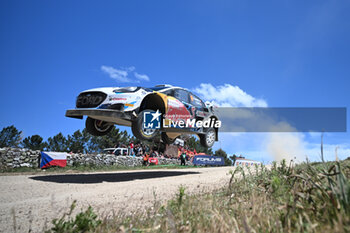 2024-06-01 - The Driver Adrien Fourmaux And Co-Driver Alexandre Coria Of The Team M-Sport Ford World Rally Team Ford Puma Rally1 Hybrid ,They Face The 2nd, Of The Race, During Fia World Rally Championship Wrc Rally Italia Sardegna 2024 01 June, Alghero Italy - FIA WORLD RALLY CHAMPIONSHIP WRC RALLY ITALIA SARDEGNA 2024  - RALLY - MOTORS