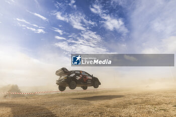 2024-05-31 - 18 KATSUTA Takamoto, JOHNSTON Aaron, Toyota GR Yaris Rally1, action during the Rally Italia Sardegna 2024, 6th round of the 2024 WRC World Rally Car Championship, from May 30 to June 2, 2024 at Alghero, Sardegna - AUTO - WRC - RALLY ITALIA SARDEGNA 2024 - RALLY - MOTORS