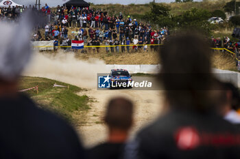 2024-05-31 - 66 CASTRO Eduardo, ROMAN Javiera, Ford Fiesta Rally3, action during the Rally Italia Sardegna 2024, 6th round of the 2024 WRC World Rally Car Championship, from May 30 to June 2, 2024 at Alghero, Sardegna - AUTO - WRC - RALLY ITALIA SARDEGNA 2024 - RALLY - MOTORS