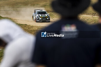 2024-05-31 - 64 ROSSI Ghjuvanni, SARMEZAN Kylian, Renault Clio Rally3, action during the Rally Italia Sardegna 2024, 6th round of the 2024 WRC World Rally Car Championship, from May 30 to June 2, 2024 at Alghero, Sardegna - AUTO - WRC - RALLY ITALIA SARDEGNA 2024 - RALLY - MOTORS