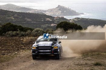 2024-05-31 - 77 DOMINGUEZ Diego, PEÑATE Rogelio, Ford Fiesta Rally3, action during the Rally Italia Sardegna 2024, 6th round of the 2024 WRC World Rally Car Championship, from May 30 to June 2, 2024 at Alghero, Sardegna - AUTO - WRC - RALLY ITALIA SARDEGNA 2024 - RALLY - MOTORS