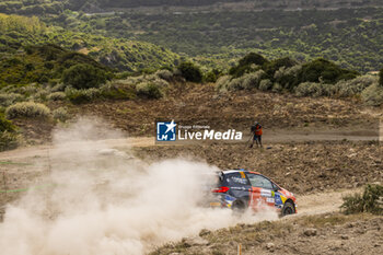 2024-05-31 - 70 JÜRGENSON Romet, OJA Siim, Ford Fiesta Rally3, action during the Rally Italia Sardegna 2024, 6th round of the 2024 WRC World Rally Car Championship, from May 30 to June 2, 2024 at Alghero, Sardegna - AUTO - WRC - RALLY ITALIA SARDEGNA 2024 - RALLY - MOTORS