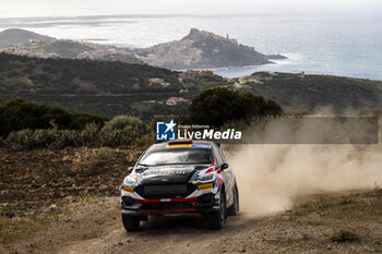 2024-05-31 - 78 ROSSELOT Gerardo, BRIZIO Marcelo,Ford Fiesta Rally3, action during the Rally Italia Sardegna 2024, 6th round of the 2024 WRC World Rally Car Championship, from May 30 to June 2, 2024 at Alghero, Sardegna - AUTO - WRC - RALLY ITALIA SARDEGNA 2024 - RALLY - MOTORS