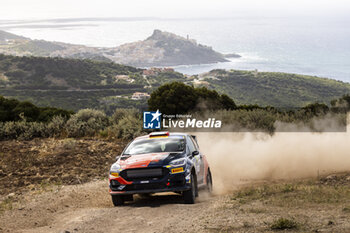 2024-05-31 - 79 CAPARÓ José, GUTIÉRREZ Esther, Fiesta Rally3, action during the Rally Italia Sardegna 2024, 6th round of the 2024 WRC World Rally Car Championship, from May 30 to June 2, 2024 at Alghero, Sardegna - AUTO - WRC - RALLY ITALIA SARDEGNA 2024 - RALLY - MOTORS