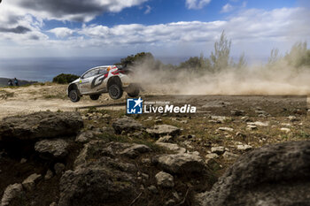 2024-05-31 - 38 YAMAMOTO Yuki, SALMINEN Marko, Toyota Yaris Rally2, action during the Rally Italia Sardegna 2024, 6th round of the 2024 WRC World Rally Car Championship, from May 30 to June 2, 2024 at Alghero, Sardegna - AUTO - WRC - RALLY ITALIA SARDEGNA 2024 - RALLY - MOTORS