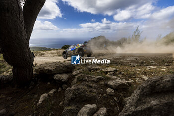 2024-05-31 - 25 PAJARI Sami, MALKONEN Enni, Toyota Yaris Rally2, action during the Rally Italia Sardegna 2024, 6th round of the 2024 WRC World Rally Car Championship, from May 30 to June 2, 2024 at Alghero, Sardegna - AUTO - WRC - RALLY ITALIA SARDEGNA 2024 - RALLY - MOTORS