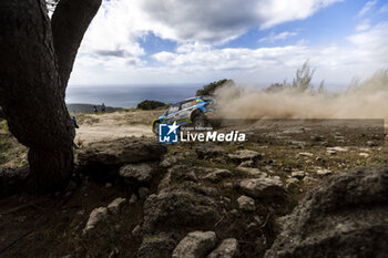 2024-05-31 - 34 DAPRA Roberto, GUGLIELMETTI Luca, Skoda Fabia Evo Rally2, action during the Rally Italia Sardegna 2024, 6th round of the 2024 WRC World Rally Car Championship, from May 30 to June 2, 2024 at Alghero, Sardegna - AUTO - WRC - RALLY ITALIA SARDEGNA 2024 - RALLY - MOTORS