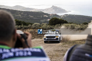 2024-05-31 - 81 BORODIN Petr, CHEPRASSOV Roman, Ford Fiesta Rally3, action during the Rally Italia Sardegna 2024, 6th round of the 2024 WRC World Rally Car Championship, from May 30 to June 2, 2024 at Alghero, Sardegna - AUTO - WRC - RALLY ITALIA SARDEGNA 2024 - RALLY - MOTORS