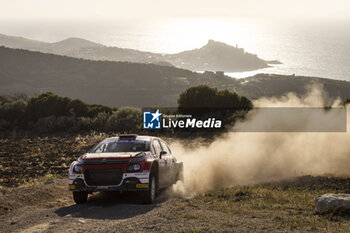 2024-05-31 - 20 ROSSEL Yohan, BOULLOUD Benjamin, Citroen C3 Rally2, action during the Rally Italia Sardegna 2024, 6th round of the 2024 WRC World Rally Car Championship, from May 30 to June 2, 2024 at Alghero, Sardegna - AUTO - WRC - RALLY ITALIA SARDEGNA 2024 - RALLY - MOTORS