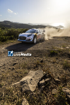 2024-05-31 - 13 MUNSTER Gregoire, LOUKA Louis, Ford Puma Rally1, action during the Rally Italia Sardegna 2024, 6th round of the 2024 WRC World Rally Car Championship, from May 30 to June 2, 2024 at Alghero, Sardegna - AUTO - WRC - RALLY ITALIA SARDEGNA 2024 - RALLY - MOTORS