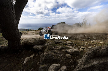 2024-05-31 - 45 KOGURE Hikaru, LUHTINEN Topi, Toyota Yaris Rally2, action during the Rally Italia Sardegna 2024, 6th round of the 2024 WRC World Rally Car Championship, from May 30 to June 2, 2024 at Alghero, Sardegna - AUTO - WRC - RALLY ITALIA SARDEGNA 2024 - RALLY - MOTORS