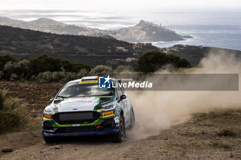 2024-05-31 - 73 KELLY Eamonn, MOHAN Conor, Ford Fiesta Rally3, action during the Rally Italia Sardegna 2024, 6th round of the 2024 WRC World Rally Car Championship, from May 30 to June 2, 2024 at Alghero, Sardegna - AUTO - WRC - RALLY ITALIA SARDEGNA 2024 - RALLY - MOTORS