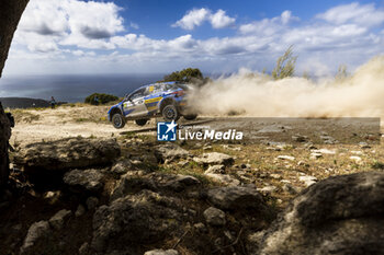 2024-05-31 - 30 LINDHOLM Emil, HÄMÄLÄINEN Reeta, Hyundai I2O Rally2, action during the Rally Italia Sardegna 2024, 6th round of the 2024 WRC World Rally Car Championship, from May 30 to June 2, 2024 at Alghero, Sardegna - AUTO - WRC - RALLY ITALIA SARDEGNA 2024 - RALLY - MOTORS