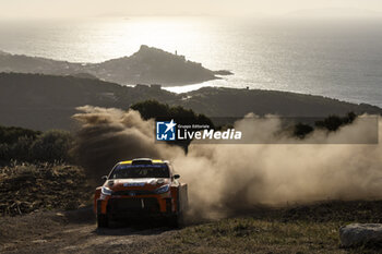 2024-05-31 - 27 LINNAMÄE Georg, MORGAN James, Toyota Yaris Rally2, action during the Rally Italia Sardegna 2024, 6th round of the 2024 WRC World Rally Car Championship, from May 30 to June 2, 2024 at Alghero, Sardegna - AUTO - WRC - RALLY ITALIA SARDEGNA 2024 - RALLY - MOTORS