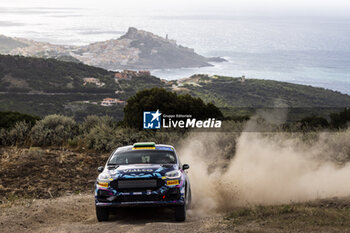 2024-05-31 - 75 BULACIA Bruno, MORALES Gabriel, Ford Fiesta Rally3, action during the Rally Italia Sardegna 2024, 6th round of the 2024 WRC World Rally Car Championship, from May 30 to June 2, 2024 at Alghero, Sardegna - AUTO - WRC - RALLY ITALIA SARDEGNA 2024 - RALLY - MOTORS