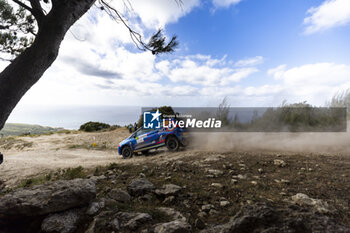 2024-05-31 - 66 CASTRO Eduardo, ROMAN Javiera, Ford Fiesta Rally3, action during the Rally Italia Sardegna 2024, 6th round of the 2024 WRC World Rally Car Championship, from May 30 to June 2, 2024 at Alghero, Sardegna - AUTO - WRC - RALLY ITALIA SARDEGNA 2024 - RALLY - MOTORS