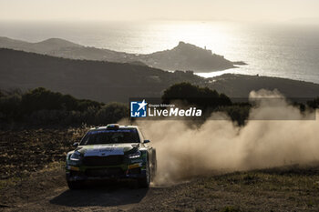 2024-05-31 - 39 CREIGHTON William, REGAN Liam, Ford Fiesta Mk II Rally2,action during the Rally Italia Sardegna 2024, 6th round of the 2024 WRC World Rally Car Championship, from May 30 to June 2, 2024 at Alghero, Sardegna - AUTO - WRC - RALLY ITALIA SARDEGNA 2024 - RALLY - MOTORS