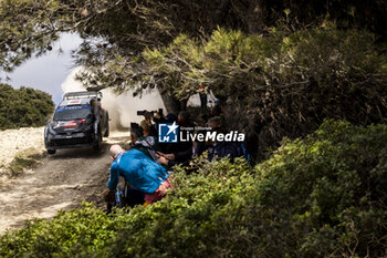 2024-05-31 - 18 KATSUTA Takamoto, JOHNSTON Aaron, Toyota GR Yaris Rally1, action during the Rally Italia Sardegna 2024, 6th round of the 2024 WRC World Rally Car Championship, from May 30 to June 2, 2024 at Alghero, Sardegna - AUTO - WRC - RALLY ITALIA SARDEGNA 2024 - RALLY - MOTORS