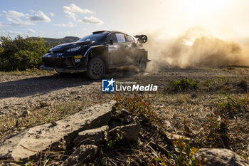 2024-05-31 - 17 OGIER Sebastien, LANDAIS Vincent, Toyota GR Yaris Rally1, action during the Rally Italia Sardegna 2024, 6th round of the 2024 WRC World Rally Car Championship, from May 30 to June 2, 2024 at Alghero, Sardegna - AUTO - WRC - RALLY ITALIA SARDEGNA 2024 - RALLY - MOTORS