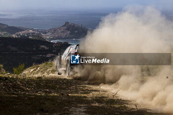 2024-05-31 - 18 KATSUTA Takamoto, JOHNSTON Aaron, Toyota GR Yaris Rally1, action during the Rally Italia Sardegna 2024, 6th round of the 2024 WRC World Rally Car Championship, from May 30 to June 2, 2024 at Alghero, Sardegna - AUTO - WRC - RALLY ITALIA SARDEGNA 2024 - RALLY - MOTORS