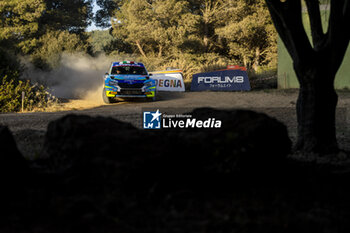 2024-05-31 - 34 DAPRA Roberto, GUGLIELMETTI Luca, Skoda Fabia Evo Rally2, action during the Rally Italia Sardegna 2024, 6th round of the 2024 WRC World Rally Car Championship, from May 30 to June 2, 2024 at Alghero, Sardegna - AUTO - WRC - RALLY ITALIA SARDEGNA 2024 - RALLY - MOTORS