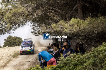 2024-05-31 - 31 SOLANS Jan, SANJUAN Rodrigo, Toyota Yaris Rally2, action during the Rally Italia Sardegna 2024, 6th round of the 2024 WRC World Rally Car Championship, from May 30 to June 2, 2024 at Alghero, Sardegna - AUTO - WRC - RALLY ITALIA SARDEGNA 2024 - RALLY - MOTORS