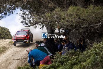 2024-05-31 - 20 ROSSEL Yohan, BOULLOUD Benjamin, Citroen C3 Rally2, action during the Rally Italia Sardegna 2024, 6th round of the 2024 WRC World Rally Car Championship, from May 30 to June 2, 2024 at Alghero, Sardegna - AUTO - WRC - RALLY ITALIA SARDEGNA 2024 - RALLY - MOTORS