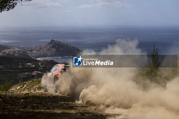 2024-05-31 - 27 LINNAMÄE Georg, MORGAN James, Toyota Yaris Rally2, action during the Rally Italia Sardegna 2024, 6th round of the 2024 WRC World Rally Car Championship, from May 30 to June 2, 2024 at Alghero, Sardegna - AUTO - WRC - RALLY ITALIA SARDEGNA 2024 - RALLY - MOTORS