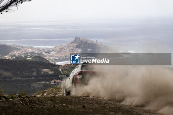 2024-05-31 - 37 KREMER Armin, KREMER Ella, Skoda Fabia RS Rally2, action during the Rally Italia Sardegna 2024, 6th round of the 2024 WRC World Rally Car Championship, from May 30 to June 2, 2024 at Alghero, Sardegna - AUTO - WRC - RALLY ITALIA SARDEGNA 2024 - RALLY - MOTORS