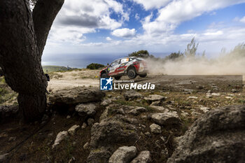 2024-05-31 - 23 CIAMIN Nicolas, ROCHE Yannick, Hyundai I2O Rally2, action during the Rally Italia Sardegna 2024, 6th round of the 2024 WRC World Rally Car Championship, from May 30 to June 2, 2024 at Alghero, Sardegna - AUTO - WRC - RALLY ITALIA SARDEGNA 2024 - RALLY - MOTORS