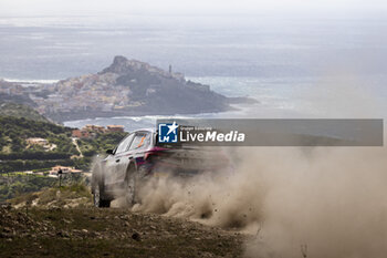 2024-05-31 - 35 MIELE Mauro, BELTRAME LUCA, Skoda Fabia RS Rally2, action during the Rally Italia Sardegna 2024, 6th round of the 2024 WRC World Rally Car Championship, from May 30 to June 2, 2024 at Alghero, Sardegna - AUTO - WRC - RALLY ITALIA SARDEGNA 2024 - RALLY - MOTORS