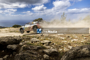 2024-05-31 - 31 SOLANS Jan, SANJUAN Rodrigo, Toyota Yaris Rally2, action during the Rally Italia Sardegna 2024, 6th round of the 2024 WRC World Rally Car Championship, from May 30 to June 2, 2024 at Alghero, Sardegna - AUTO - WRC - RALLY ITALIA SARDEGNA 2024 - RALLY - MOTORS