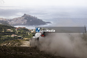 2024-05-31 - 56 RAOUX Jean-Michel, GALMICHE Isabelle, TOYOTA GR Yaris RC2 Rally2, action during the Rally Italia Sardegna 2024, 6th round of the 2024 WRC World Rally Car Championship, from May 30 to June 2, 2024 at Alghero, Sardegna - AUTO - WRC - RALLY ITALIA SARDEGNA 2024 - RALLY - MOTORS