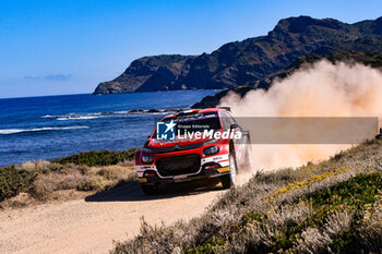 2024-06-02 - Drive Yohan Rossel And Co-Driver Arnaud Dunand, Of The Team Aec - Dg Sport Competition Citroen C3 ,They Face The 3rd Day Of The Race,During Fia World Rally Championship Wrc Rally Italia Sardegna 2024 02 June, Alghero Italy - FIA WORLD RALLY CHAMPIONSHIP WRC RALLY ITALIA SARDEGNA 2024  - RALLY - MOTORS