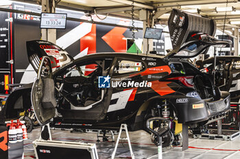 2024-06-26 - 18 KATSUTA Takamoto, JOHNSTON Aaron, Toyota GR Yaris Rally1, ambiance during the Rally Poland 2024, 7th round of the 2024 WRC World Rally Car Championship, from June 27 to 30, 2024 at Mikolajki, Poland - AUTO - WRC - RALLY POLAND 2024 - RALLY - MOTORS