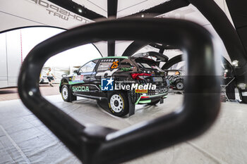 2024-06-26 - 25 GREENSMITH Gus, ANDERSSON Jonas, Skoda Fabia RS Rally2, ambiance during the Rally Poland 2024, 7th round of the 2024 WRC World Rally Car Championship, from June 27 to 30, 2024 at Mikolajki, Poland - AUTO - WRC - RALLY POLAND 2024 - RALLY - MOTORS