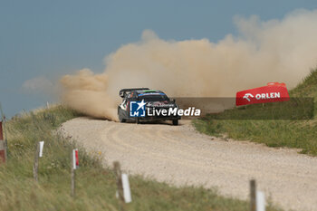 2024-06-28 - The Driver Elfyn Evans And Co-Driver Scott Martin Of The Team Toyota Gazoo Racing Wrt, Toyota Gr Yaris Rally1 Hybrid ,They Face The 2nd, Of The Race,During Fia World Rally Championship Wrc Orlen 80Th Rally Poland 2024 ,28 June,Mikolajki Poland - FIA WORLD RALLY CHAMPIONSHIP WRC ORLEN 80TH RALLY POLAND 2024 - RALLY - MOTORS