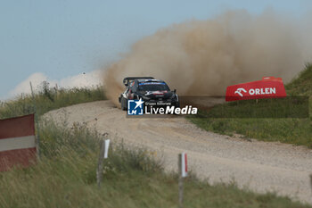 2024-06-28 - Drive Kalle Rovanpera And Co-Driver Jonne Halttunen Of The Team Toyota Gazoo Racing Wrt Are Driving The Toyota Gr Yaris Rally1 Hybrid,They Face The 2nd, Of The Race,During Fia World Rally Championship Wrc Orlen 80Th Rally Poland 2024 ,28 June,Mikolajki Poland - FIA WORLD RALLY CHAMPIONSHIP WRC ORLEN 80TH RALLY POLAND 2024 - RALLY - MOTORS