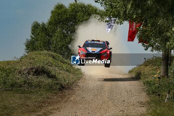 2024-06-28 - The Driver Thierry Neuville And Co-Driver Martijn Wydaeghe Of The Team Hyundai Shell Mobis World Rally Team,Hyundai I20 N Rally1 Hybrid,They Face The 2nd, Of The Race,During Fia World Rally Championship Wrc Orlen 80Th Rally Poland 2024 ,28 June,Mikolajki Poland - FIA WORLD RALLY CHAMPIONSHIP WRC ORLEN 80TH RALLY POLAND 2024 - RALLY - MOTORS