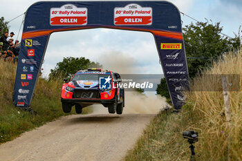 2024-06-29 - The Driver Thierry Neuville And Co-Driver Martijn Wydaeghe Of The Team Hyundai Shell Mobis World Rally Team,Hyundai I20 N Rally1 Hybrid,They Face The 3rd , Of The Race, During Fia World Rally Championship Wrc Orlen 80Th Rally Poland 2024 ,29 June,Mikolajki Poland - FIA WORLD RALLY CHAMPIONSHIP WRC ORLEN 80TH RALLY POLAND 2024 - RALLY - MOTORS