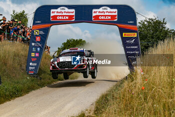 2024-06-29 - Drive Mārtiņs Sesks And Co-Driver Renārs Francis Of The Team M-Sport Ford World Rally Team Ford Puma Rally1 Hybrid,They Face The 3rd , Of The Race, During Fia World Rally Championship Wrc Orlen 80Th Rally Poland 2024 ,29 June,Mikolajki Poland - FIA WORLD RALLY CHAMPIONSHIP WRC ORLEN 80TH RALLY POLAND 2024 - RALLY - MOTORS