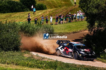 2024-06-29 - The Driver Takamoto Katsuta And Co-DriverAaron Johnston Of Team Toyota Gazoo Racing Wrt, Toyota Gr Yaris Rally1 Hybrid,They Face The 3rd , Of The Race, During Fia World Rally Championship Wrc Orlen 80Th Rally Poland 2024 ,29 June,Mikolajki Poland - FIA WORLD RALLY CHAMPIONSHIP WRC ORLEN 80TH RALLY POLAND 2024 - RALLY - MOTORS