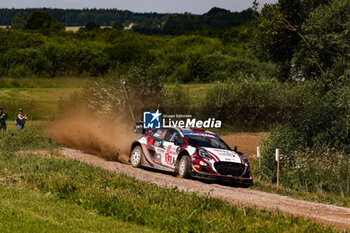 2024-06-29 - Drive Mārtiņs Sesks And Co-Driver Renārs Francis Of The Team M-Sport Ford World Rally Team Ford Puma Rally1 Hybrid,They Face The 3rd , Of The Race, During Fia World Rally Championship Wrc Orlen 80Th Rally Poland 2024 ,29 June,Mikolajki Poland - FIA WORLD RALLY CHAMPIONSHIP WRC ORLEN 80TH RALLY POLAND 2024 - RALLY - MOTORS