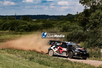 2024-06-29 - Drive Kalle Rovanpera And Co-Driver Jonne Halttunen Of The Team Toyota Gazoo Racing Wrt Are Driving The Toyota Gr Yaris Rally1 Hybrid ,They Face The 3rd , Of The Race, During Fia World Rally Championship Wrc Orlen 80Th Rally Poland 2024 ,29 June,Mikolajki Poland - FIA WORLD RALLY CHAMPIONSHIP WRC ORLEN 80TH RALLY POLAND 2024 - RALLY - MOTORS