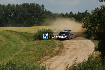 2024-06-29 - Drive Sami Pajari And Co-Driver Enni Malkonen Of The Teamprintsport Toyota Gr Yaris Rally2 ,They Face The 3rd , Of The Race, During Fia World Rally Championship Wrc Orlen 80Th Rally Poland 2024 ,29 June,Mikolajki Poland - FIA WORLD RALLY CHAMPIONSHIP WRC ORLEN 80TH RALLY POLAND 2024 - RALLY - MOTORS