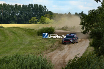 2024-06-29 - Drive Robert Virves And Co-Drive Aleks Lesk, Car Skoda Fabia Rs Rally2,They Face The 3Rd , Of The Race, During Fia World Rally Championship Wrc Orlen 80Th Rally Poland 2024 ,29 June,Mikolajki Poland - FIA WORLD RALLY CHAMPIONSHIP WRC ORLEN 80TH RALLY POLAND 2024 - RALLY - MOTORS