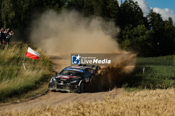 2024-06-29 - The Driver Takamoto Katsuta And Co-DriverAaron Johnston Of Team Toyota Gazoo Racing Wrt, Toyota Gr Yaris Rally1 Hybrid,They Face The 3rd , Of The Race, During Fia World Rally Championship Wrc Orlen 80Th Rally Poland 2024 ,29 June,Mikolajki Poland - FIA WORLD RALLY CHAMPIONSHIP WRC ORLEN 80TH RALLY POLAND 2024 - RALLY - MOTORS