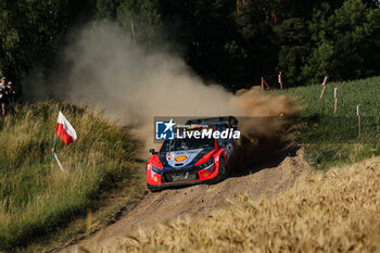 2024-06-29 - The Driver Thierry Neuville And Co-Driver Martijn Wydaeghe Of The Team Hyundai Shell Mobis World Rally Team,Hyundai I20 N Rally1 Hybrid,They Face The 3rd , Of The Race, During Fia World Rally Championship Wrc Orlen 80Th Rally Poland 2024 ,29 June,Mikolajki Poland - FIA WORLD RALLY CHAMPIONSHIP WRC ORLEN 80TH RALLY POLAND 2024 - RALLY - MOTORS