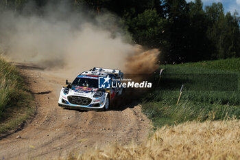 2024-06-29 - The Driver Gregoire Munster And Co-Driver Louis Louka Of The Team M-Sport Ford World Rally Team Ford Puma Rally1 Hybrid,They Face The 3rd , Of The Race, During Fia World Rally Championship Wrc Orlen 80Th Rally Poland 2024 ,29 June,Mikolajki Poland - FIA WORLD RALLY CHAMPIONSHIP WRC ORLEN 80TH RALLY POLAND 2024 - RALLY - MOTORS