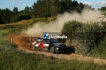 2024-06-29 - Drive Kalle Rovanpera And Co-Driver Jonne Halttunen Of The Team Toyota Gazoo Racing Wrt Are Driving The Toyota Gr Yaris Rally1 Hybrid ,They Face The 3rd , Of The Race, During Fia World Rally Championship Wrc Orlen 80Th Rally Poland 2024 ,29 June,Mikolajki Poland - FIA WORLD RALLY CHAMPIONSHIP WRC ORLEN 80TH RALLY POLAND 2024 - RALLY - MOTORS